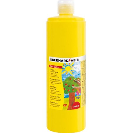 EBERHARD FABER Peinture au doigt EFA Color, jaune cadmium