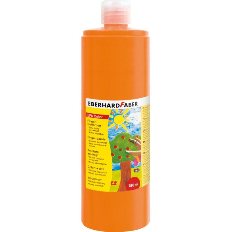 Eberhard Faber EFAColor washable finger paint Orange