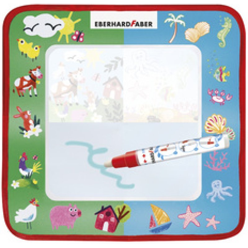 EBERHARD FABER Tapis de coloriage AQUA FUN, 320 x 320 mm