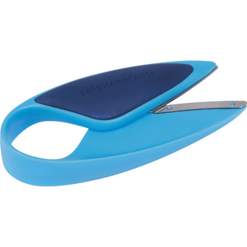EBERHARD FABER Ciseaux Mini Kids, rond, bleu
