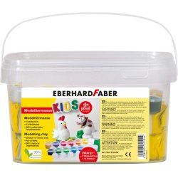 Eberhard Faber 570104 composant pour poterie et modelage Pâte à modeler 2 kg Blanc