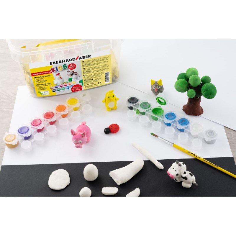 EBERHARD FABER Pâte à modeler EFA plast KIDS peintures