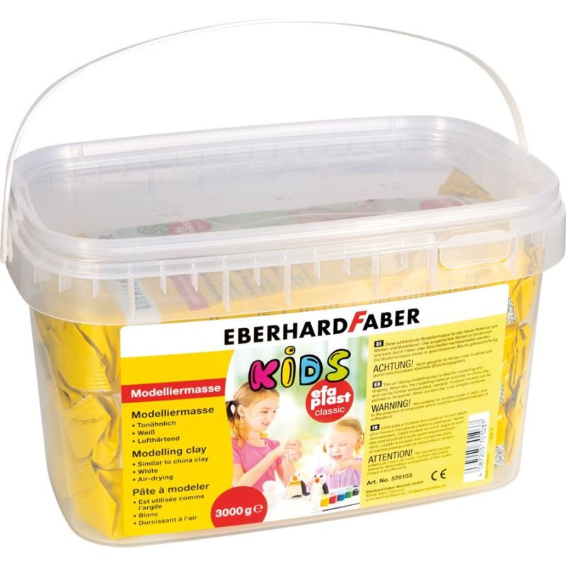 Eberhard Faber EFA Plast Modeling clay 3 kg White 1 pc(s)