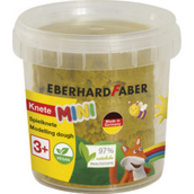 EBERHARD FABER Pâte à modeler, boîte de 140 g, jaune