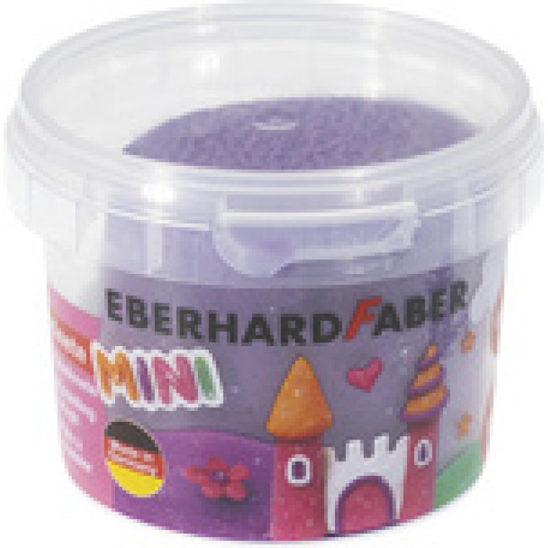 EBERHARD FABER Pâte à modeler, boîte de 100g, lilas pailleté