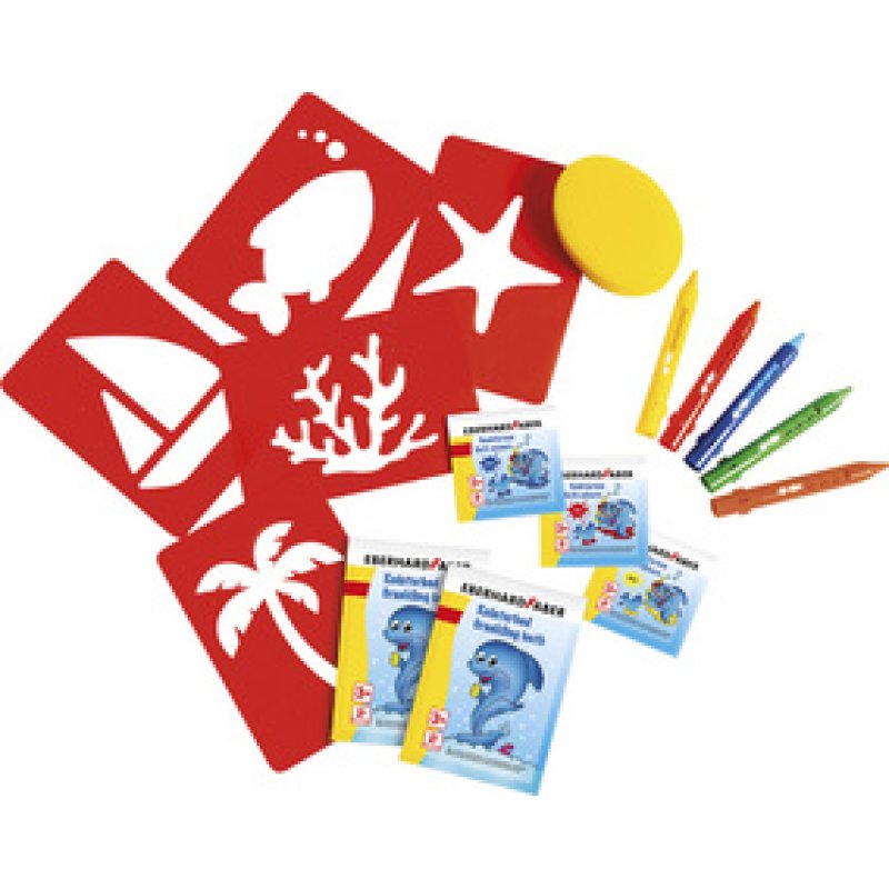 EBERHARD FABER Coffret jeux de bain Mini Kids, 16 pièces