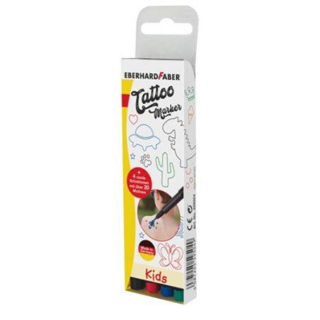 Eberhard Faber 559504 kit de tatouage temporaire