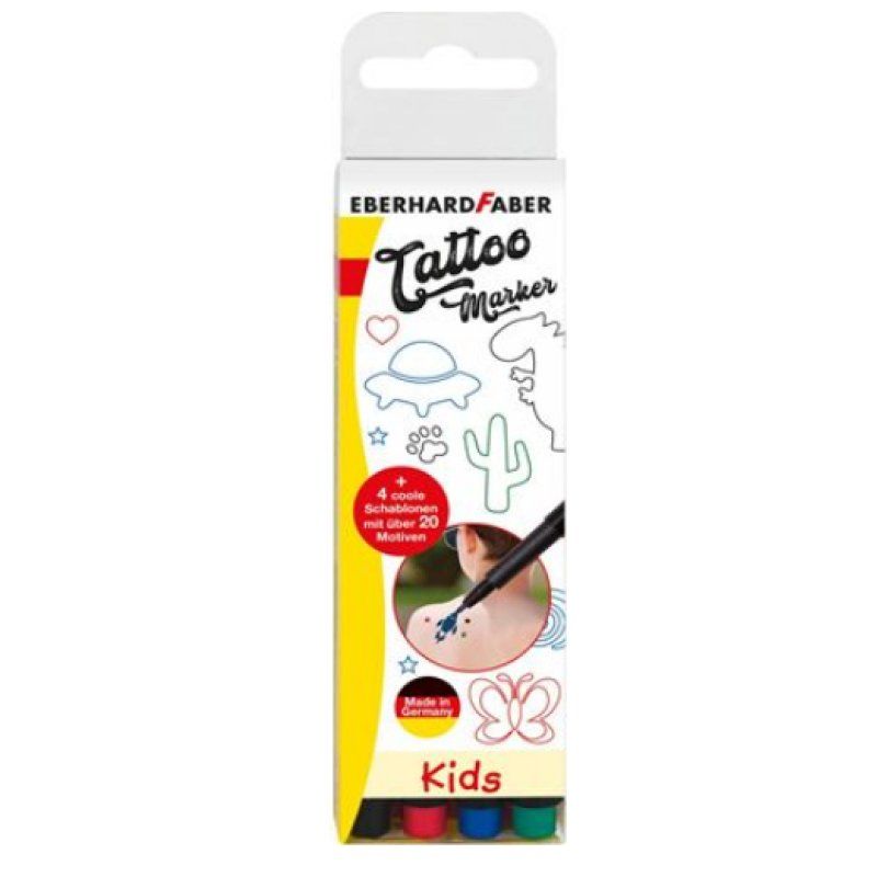 Eberhard Faber 559504 kit de tatouage temporaire