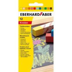 EBERHARD FABER Craie pour tableau noir COLORI, assorti