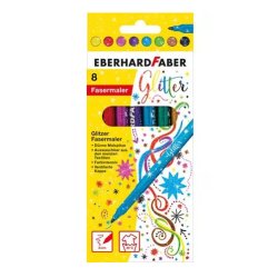 Eberhard Faber 551008 stylo-feutre Noir, Bleu, Marron, Vert, Lilas, Rouge, Violet, Jaune 8 pièce(s)