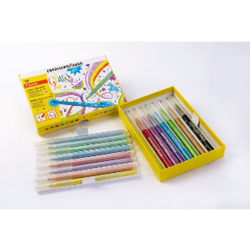 Eberhard Faber Fasermaler Glitter felt pen Black, Blue, Gold, Green, Orange, Pink, Red, Yellow 1 pc(s)