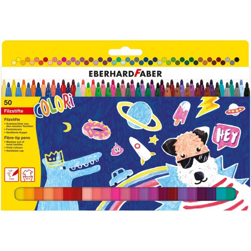 Eberhard Faber Colori felt pen Fine Multicolour 50 pc(s)