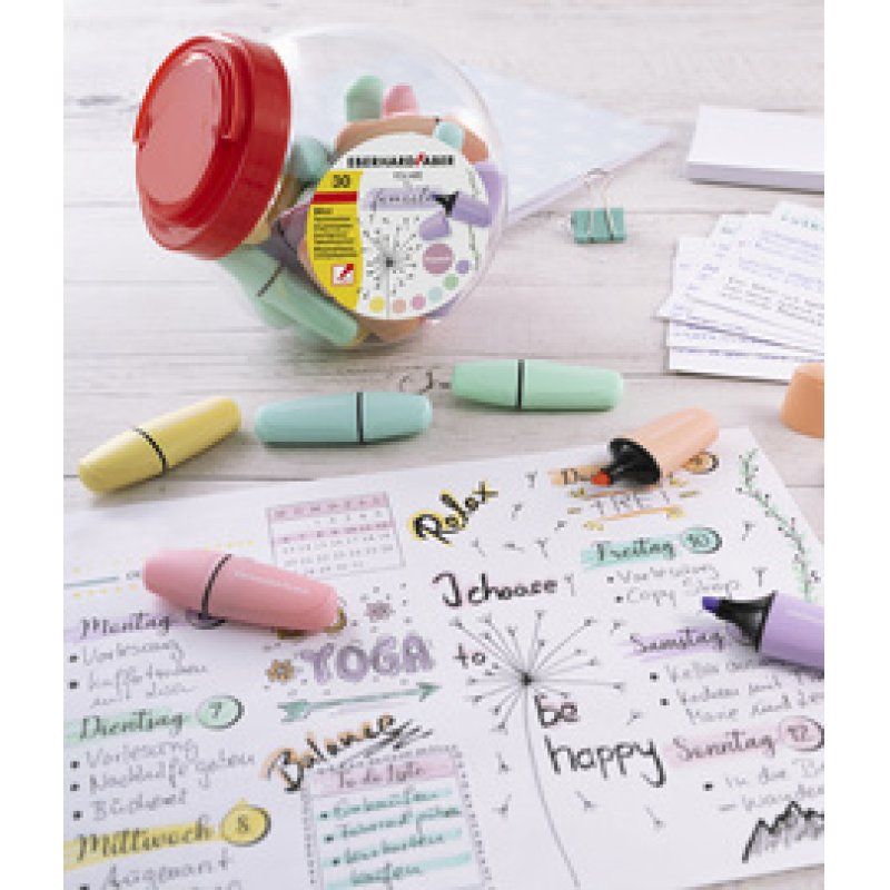 EBERHARD FABER Surligneur Mini Pastel, bonbonière de 30