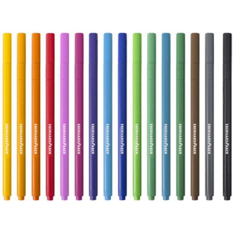 EBERHARD FABER Feutre, étui en carton de 8