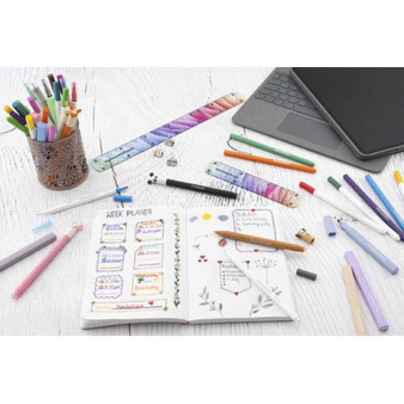 EBERHARD FABER Feutre, étui en carton de 16