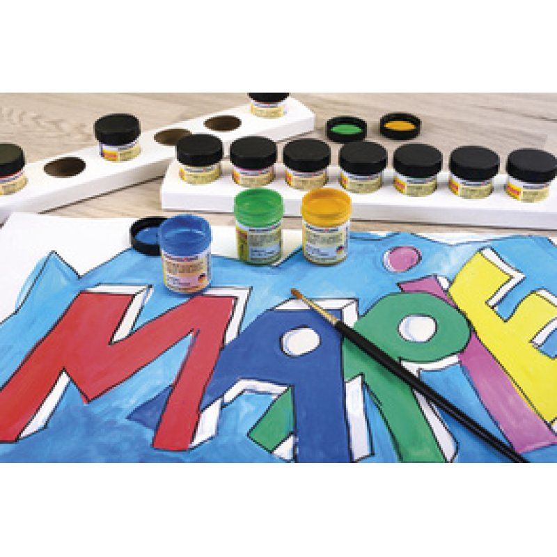 EBERHARD FABER Gouache prête à l'emploi EFA Color, set de 13