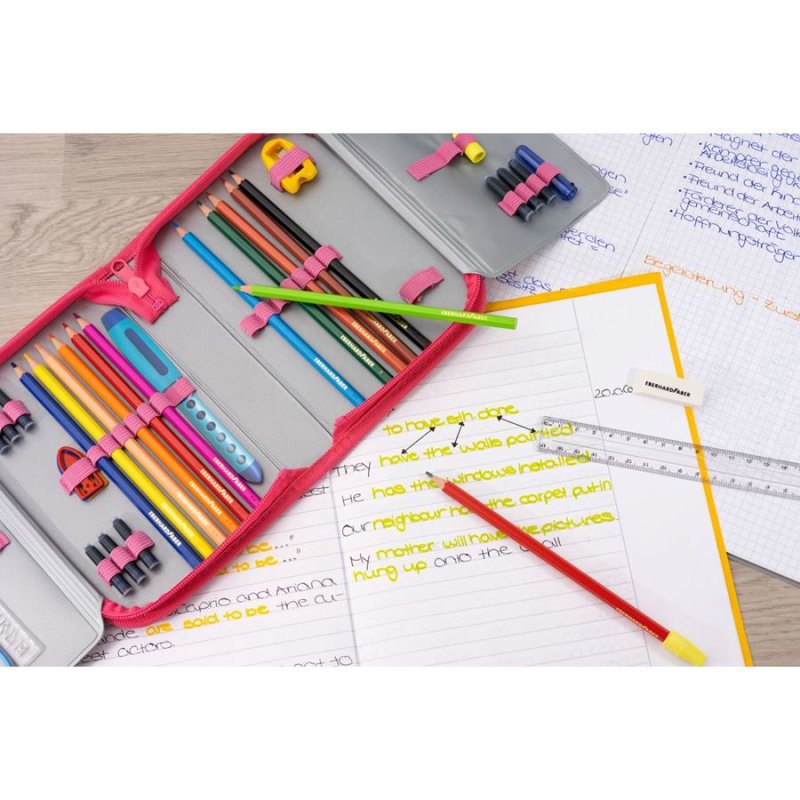 Eberhard Faber 577557 trousse à crayons Polyester Multicolore