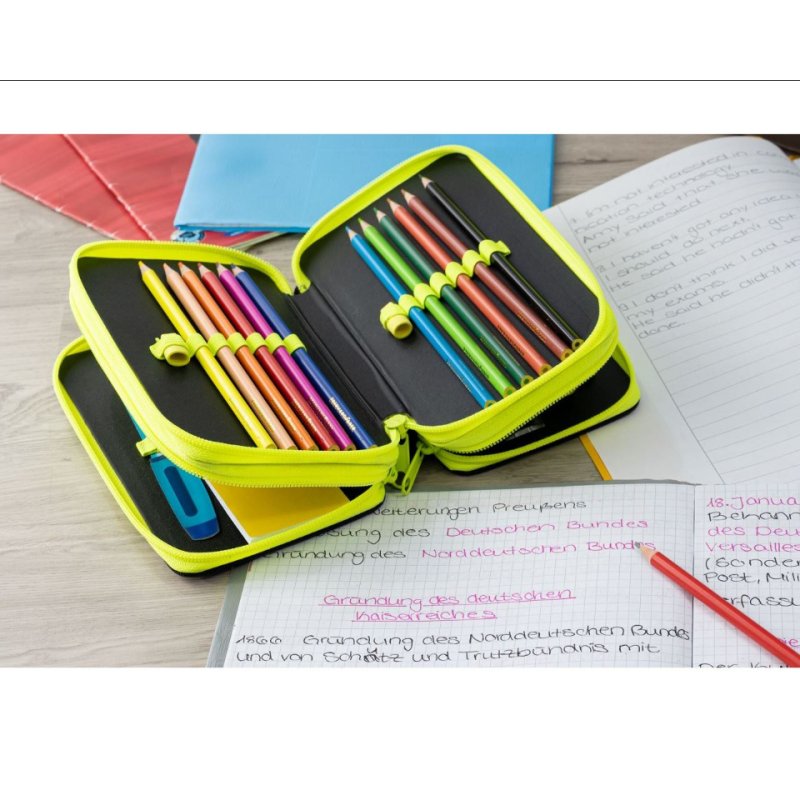 Eberhard Faber Race car Hard pencil case Green, Grey