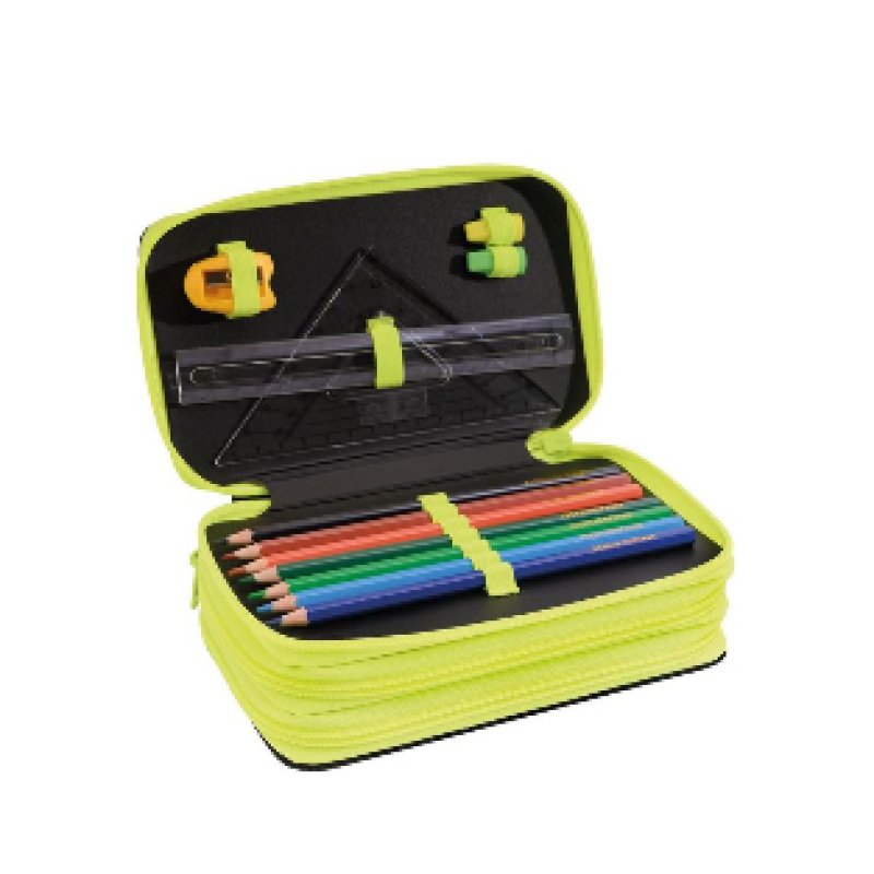 Eberhard Faber Race car Hard pencil case Green, Grey