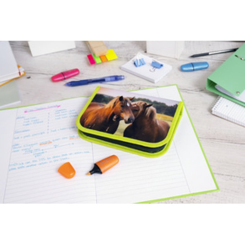 EBERHARD FABER Étui scolaire Cheval, 42 pièces