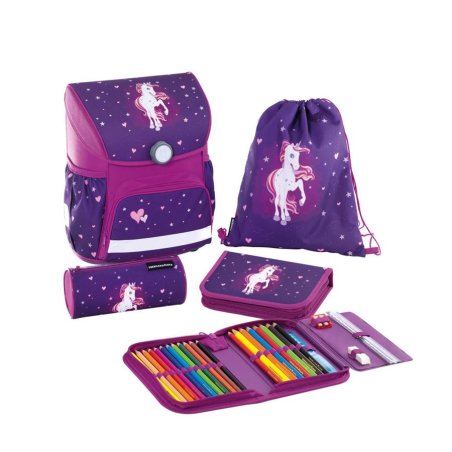 Eberhard Faber EFAlino satchel set Unicorn school bag set Girl Violet