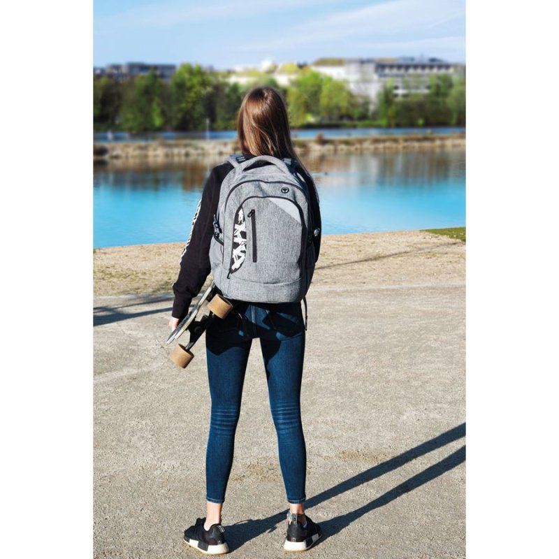 EBERHARD FABER Sac à dos scolaire X-Style, gris/noir