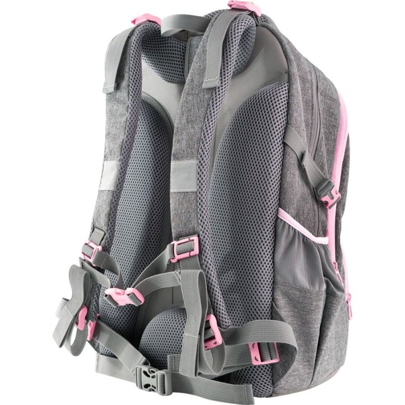 EBERHARD FABER Sac à dos scolaire X-Style gris / rose pastel