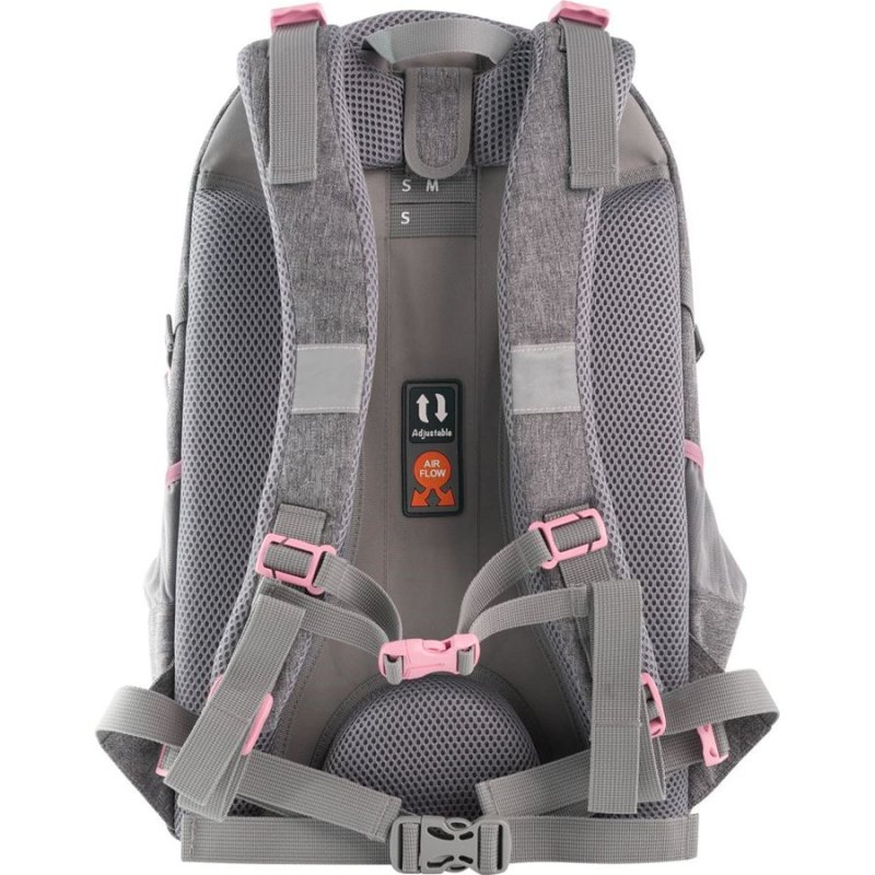 Eberhard Faber X-Style sac à dos Cartable sac à dos Gris, Rose