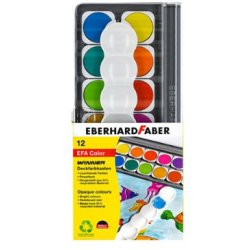 EBERHARD FABER Boîte de peinture WINNER, 12 couleurs