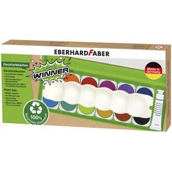 EBERHARD FABER Boîte de peinture GREEN WINNER, 12 couleurs