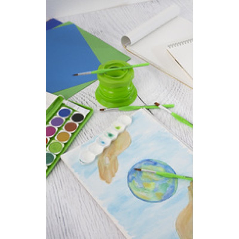 EBERHARD FABER Set de pinceaux synthétiques GREEN WINNER