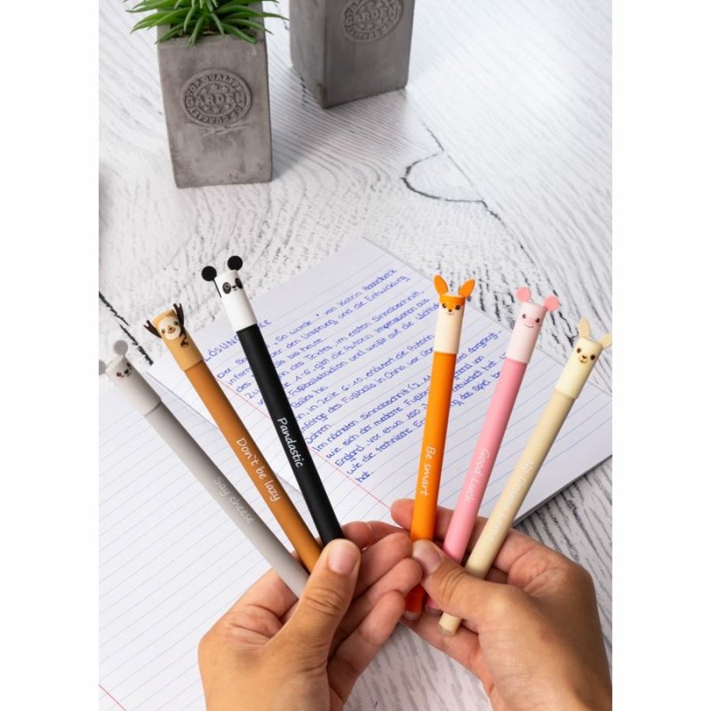 EBERHARD FABER Stylo encre gel Animal Erase it! Lama