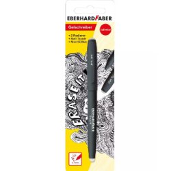 EBERHARD FABER Stylo encre gel Erase it!, noir