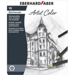 EBERHARD FABER Kit de dessin Artist Color, 16 pièces