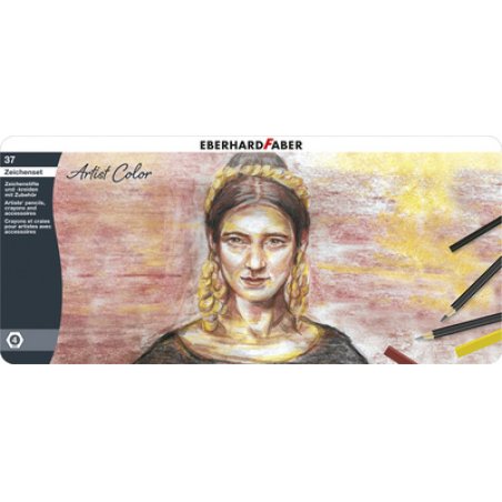 EBERHARD FABER Kit de dessin Artist Color, 37 pièces