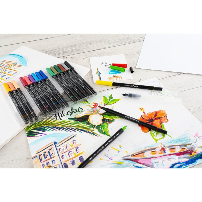 Eberhard Faber 558218 marker 18 pc(s) Fine tip Black, Blue, Brown, Green, Grey, Orange, Pink, Red, Violet, Yellow