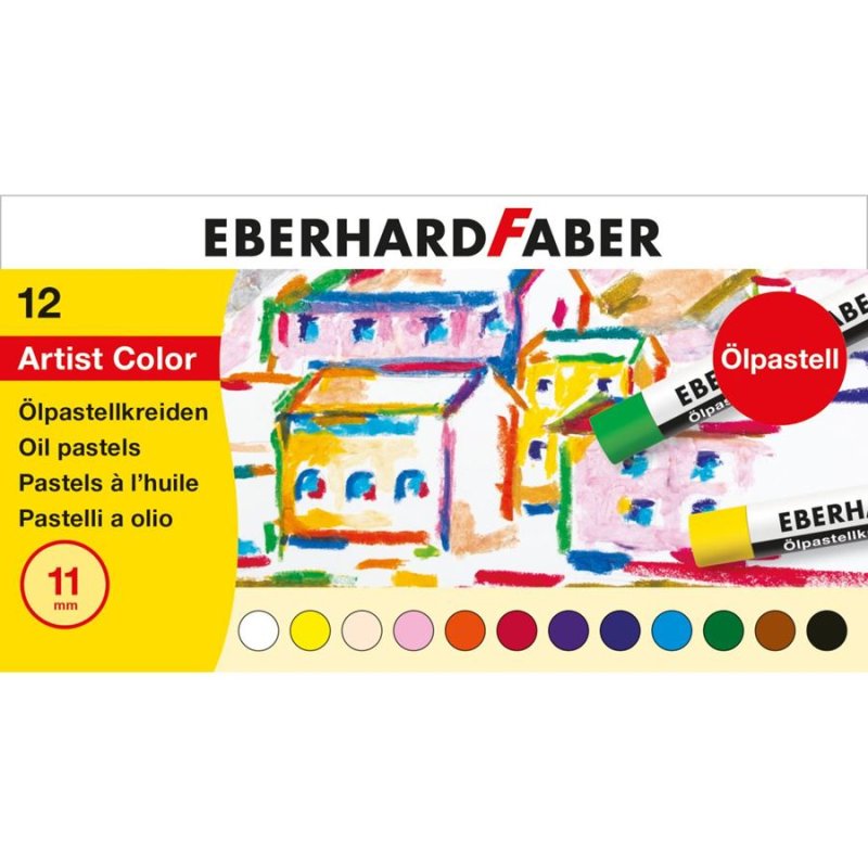 Eberhard Faber Artist Color Oil Pastel 12 pièce(s)