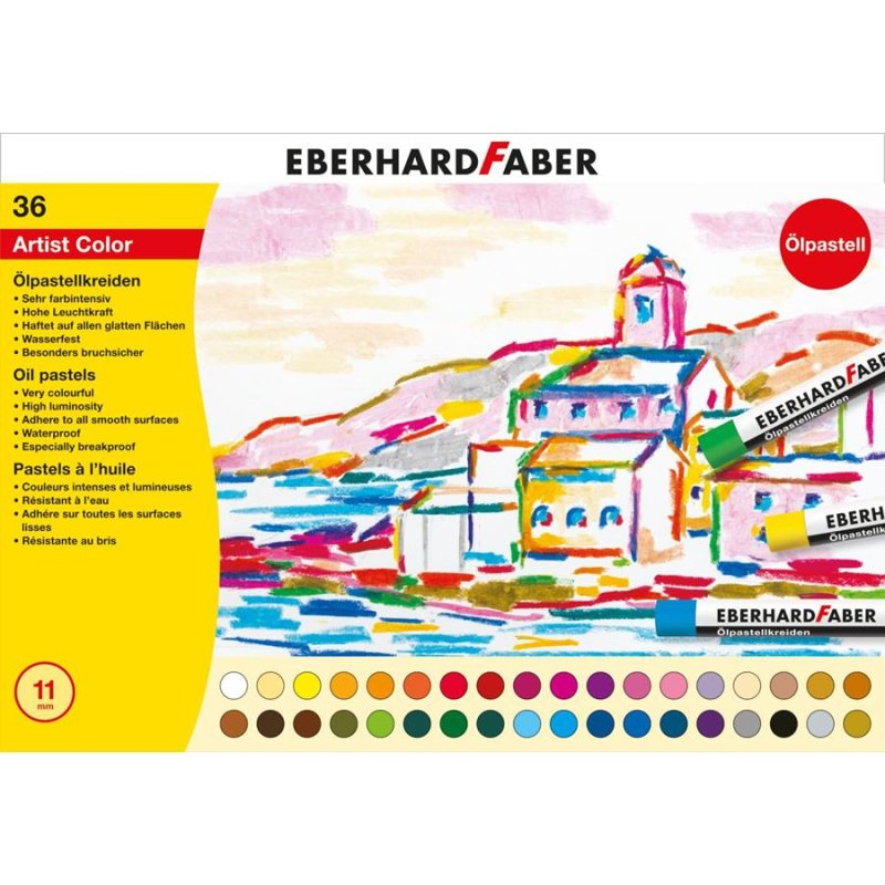 EBERHARD FABER Pastel à l'huile Artist Color, étui de 36