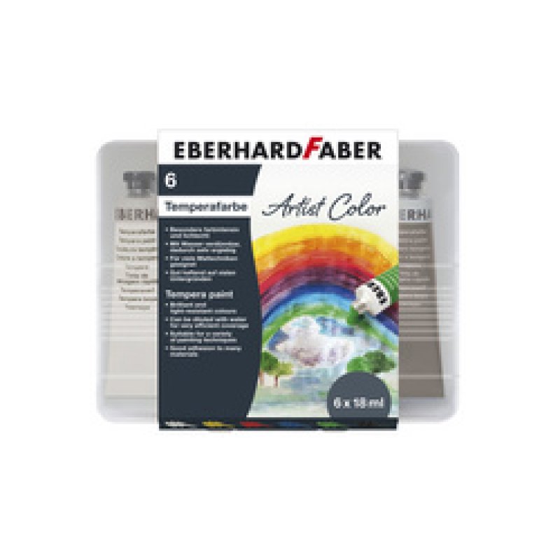 EBERHARD FABER Gouache Artist Color, étui de 6