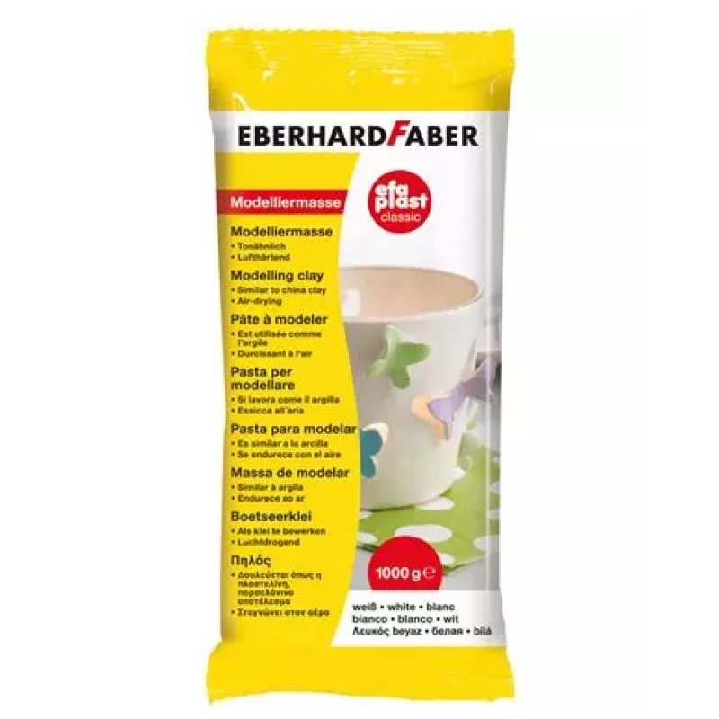 Eberhard Faber EFAPlast Modeling clay 1 kg White