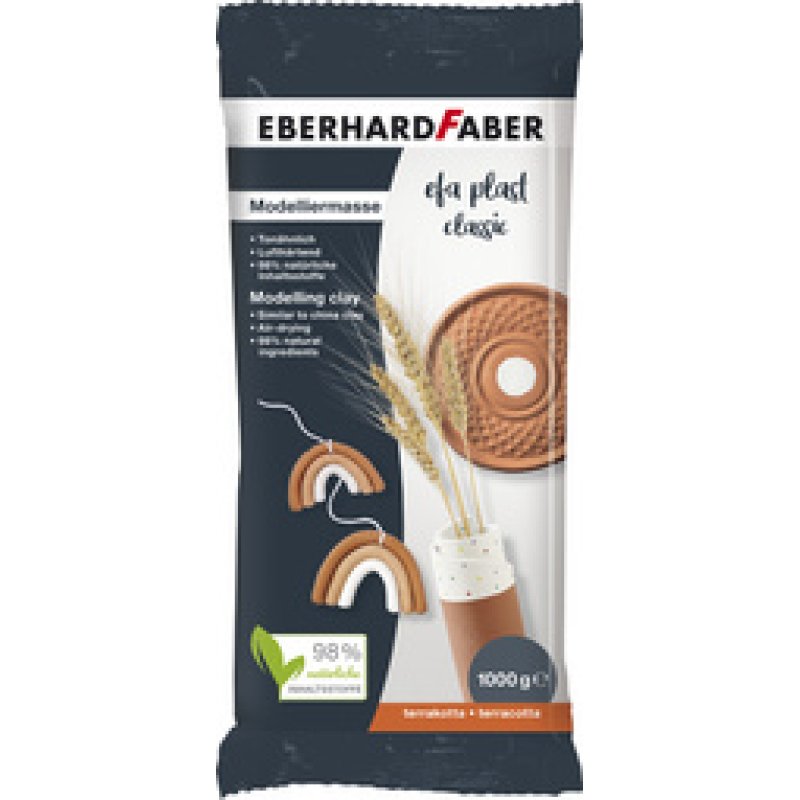 EBERHARD FABER Pâte à modeler EFA plast classic, gris