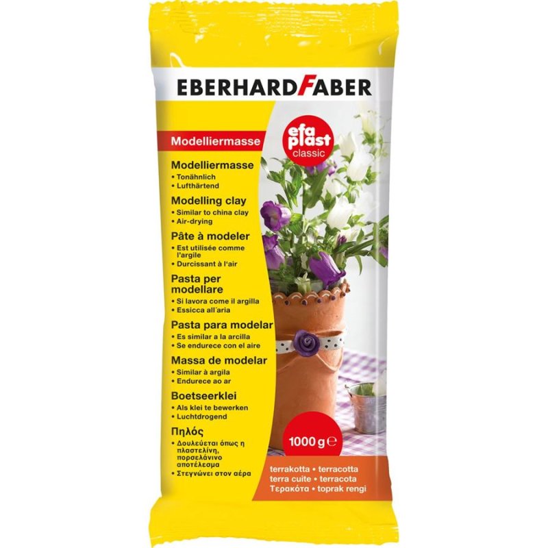 Eberhard Faber EFA Plast Pâte à modeler 1 kg Terre cuite 1 pièce(s)