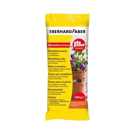 Eberhard Faber EFA Plast Modeling clay 500 g Terracotta 1 pc(s)