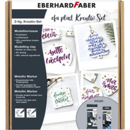 EBERHARD FABER Pâte à modeler EFA plast, kit créatif