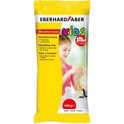 Eberhard Faber EFA Plast Pâte à modeler 1 kg Blanc 1 pièce(s)