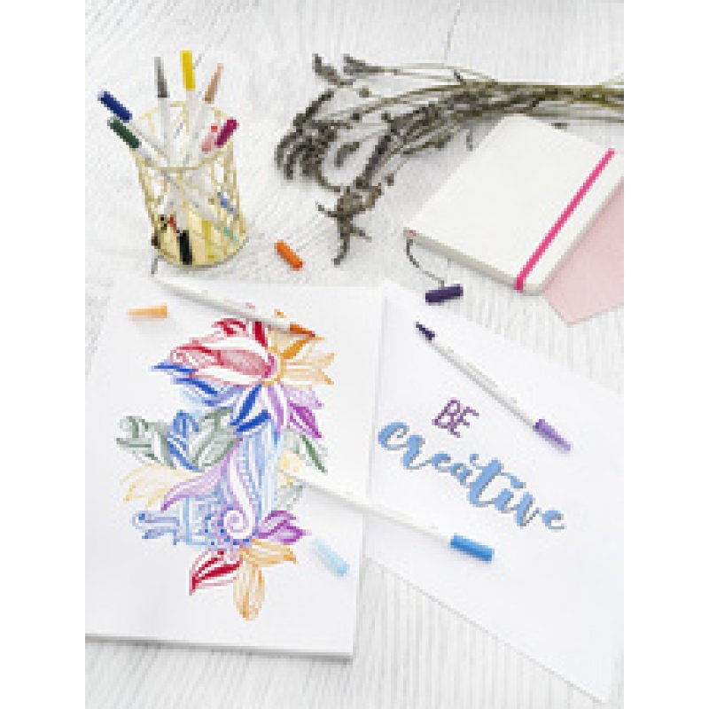 EBERHARD FABER Feutre Duo pointe ronde & pointe fine