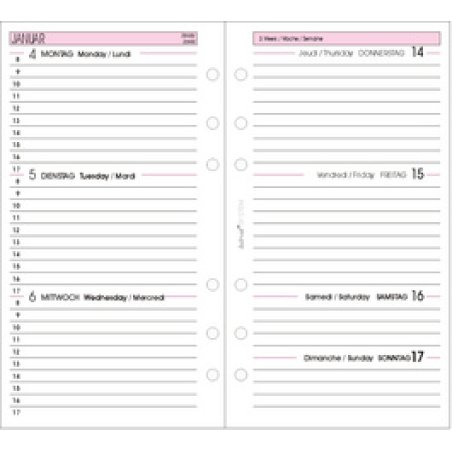 bind Recharge 2026 pour agenda A6 modèle 10603