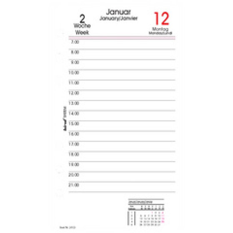 bind Recharge 2026 pour agenda A6 modèle 10603