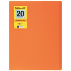 PAGNA Protège-documents "School", A4, 20 pochettes, orange