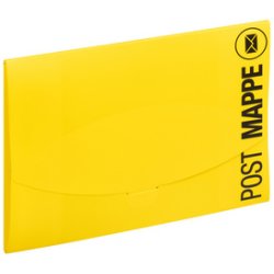 PAGNA Postmappe "Wallet", DIN A4, PP, gelb